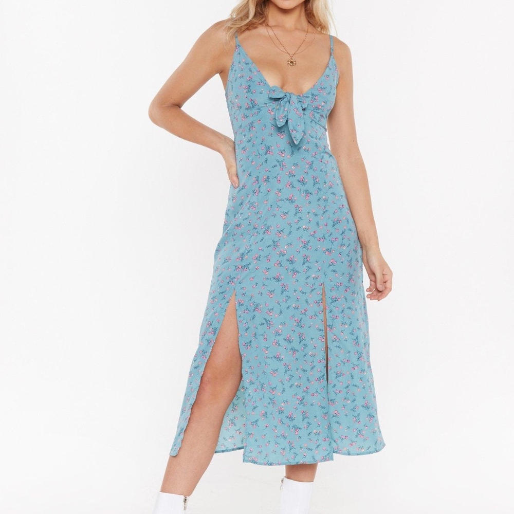 Summer maxi dress //BLUE